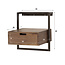 WoonStijl Nachtkastje air solid acacia bruin