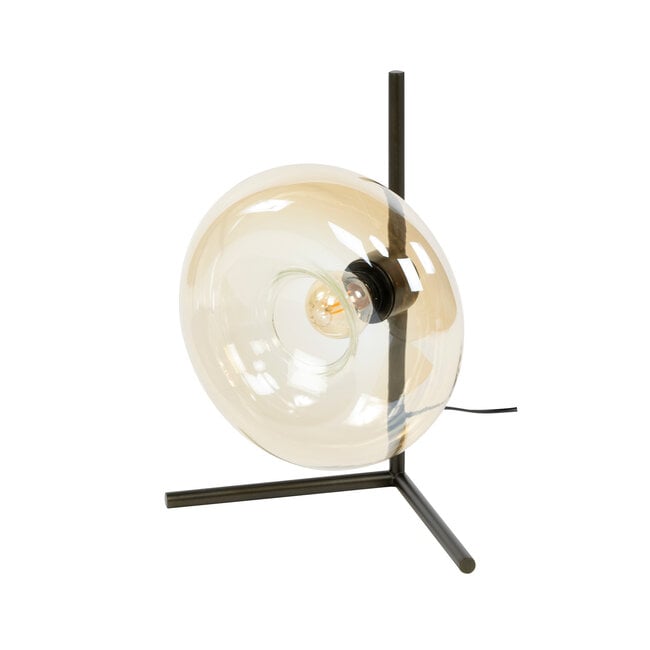 WoonStijl Tafellamp Soll Amber glas