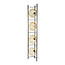 WoonStijl Vloerlamp Soll 4-lichts Amber glas