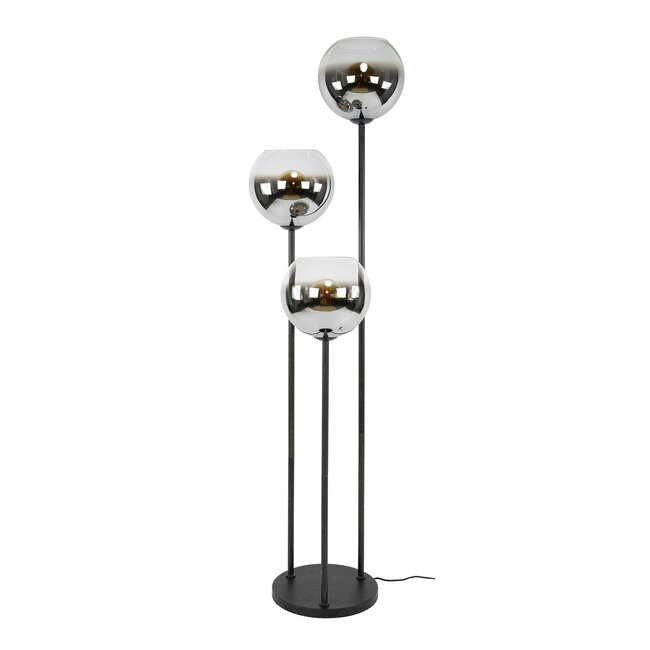 WoonStijl Vloerlamp Bubble Shaded 3-lichts