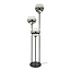WoonStijl Vloerlamp Bubble Shaded 3-lichts