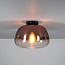 WoonStijl Plafondlamp Pulse Shaded Koper glas