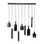 WoonStijl Hanglamp Sepiora 5+4-lichts Sienna bruin
