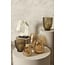 PTMD Ameara Amber glas rond taps windlicht M