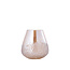 PTMD Ameara Amber glas rond taps windlicht M