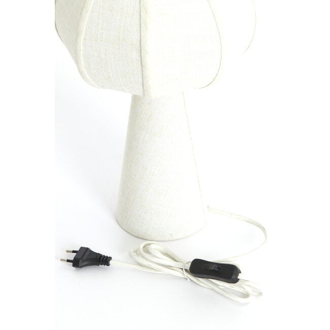 Light en Living Tafellamp Ø23x40 cm SORELLA linnen creme