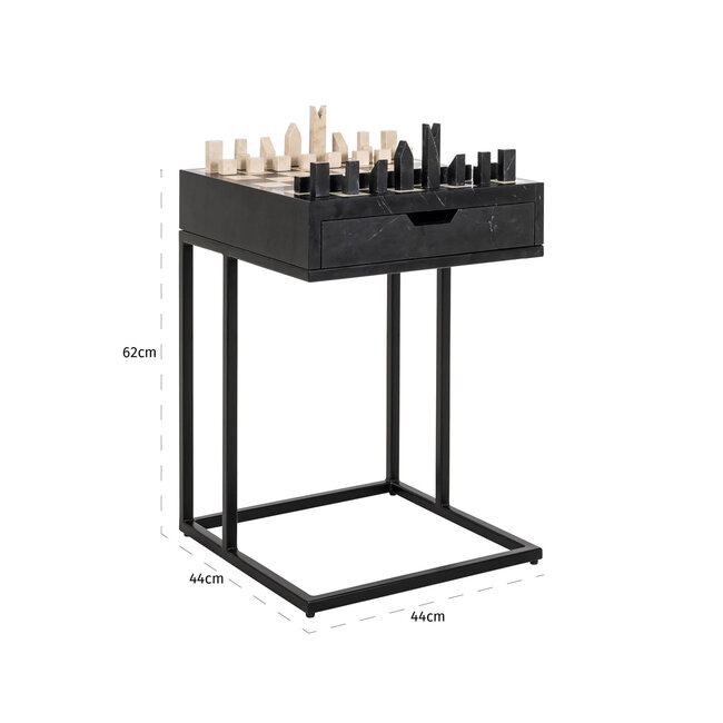 Richmond Interiors  Bijzettafel Davos black