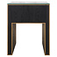 Richmond Interiors  Nachtkastje Bloomville brown incl. glass top
