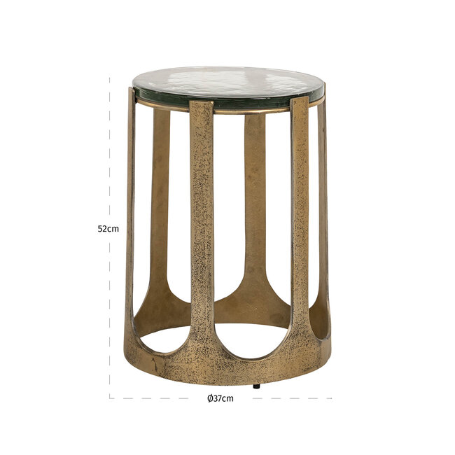 Richmond Interiors  Bijzettafel Rixo goud