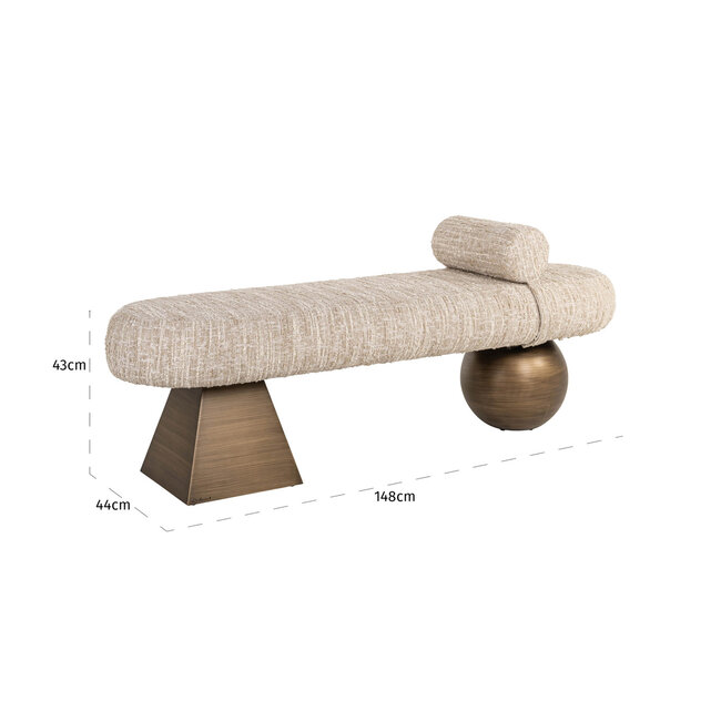 Richmond Interiors  Bank Geneva beige