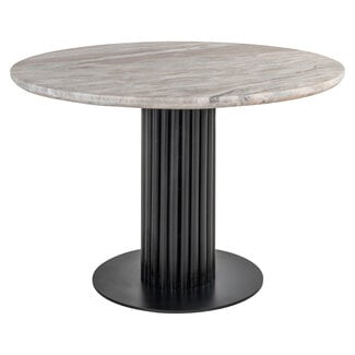 Richmond Interiors  Eettafel Nyon Blush beige 120Ø