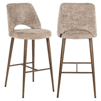 Richmond Interiors  Barstoel Delphine lovely nature fire retardant