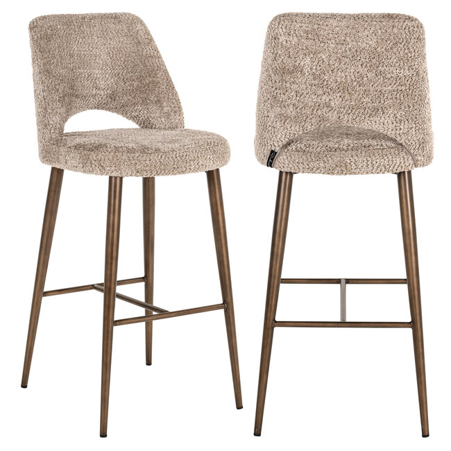 Richmond Interiors  Barstoel Delphine lovely nature fire retardant