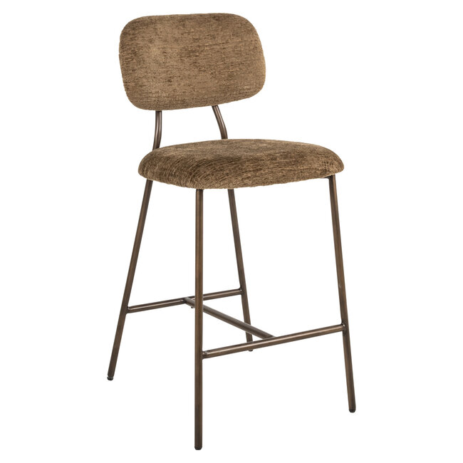 Richmond Interiors  Counterstoel Xenia brandy fusion Set van 2