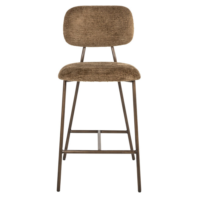 Richmond Interiors  Counterstoel Xenia brandy fusion Set van 2