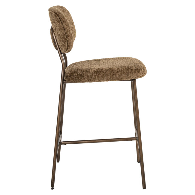 Richmond Interiors  Counterstoel Xenia brandy fusion Set van 2