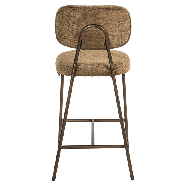 Richmond Interiors  Counterstoel Xenia brandy fusion Set van 2
