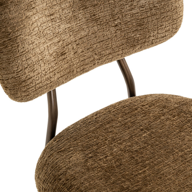 Richmond Interiors  Counterstoel Xenia brandy fusion Set van 2