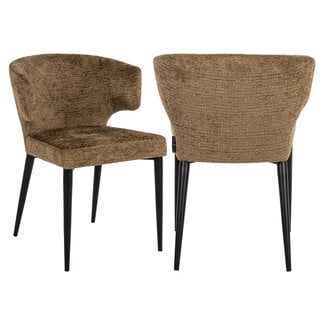Richmond Interiors  Eetkamerstoel Taylor brandy fusion