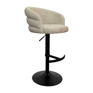 Richmond Interiors  Barstoel Nikki biscotti swivel fire retardant