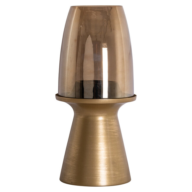Richmond Interiors  Windlicht Danea goud klein