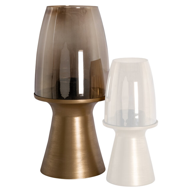 Richmond Interiors  Windlicht Danea brushed goud groot