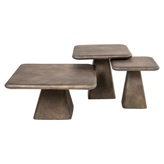 Richmond Interiors  Salontafel Marlie gold (Set van 3)