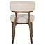 Richmond Interiors  Eetkamerstoel Basker natural linear (Set of 2)