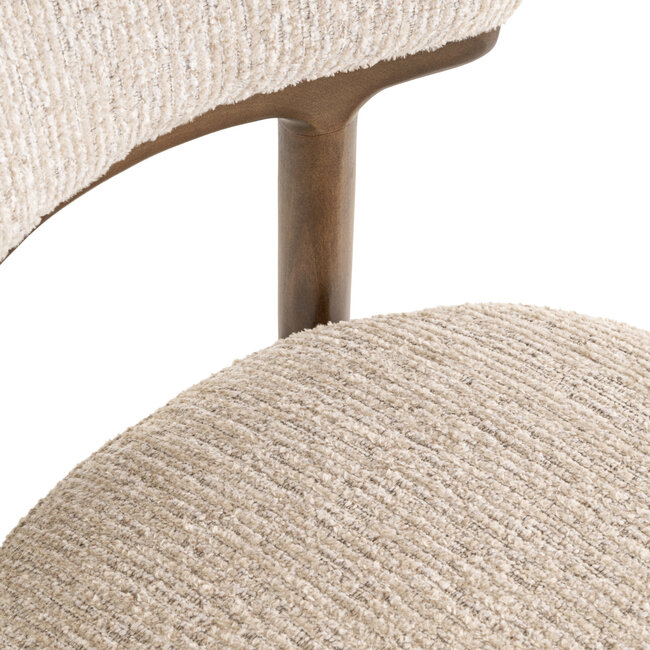 Richmond Interiors  Eetkamerstoel Basker natural linear (Set of 2)