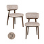Richmond Interiors  Eetkamerstoel Basker natural geo (Set of 2)