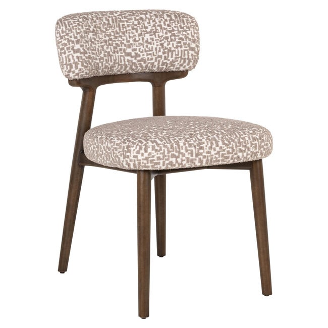 Richmond Interiors  Eetkamerstoel Basker natural geo (Set of 2)