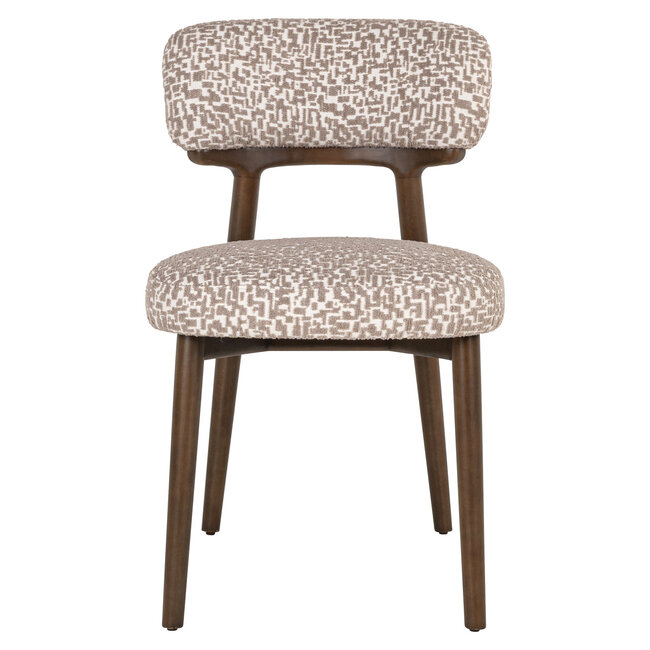 Richmond Interiors  Eetkamerstoel Basker natural geo (Set of 2)