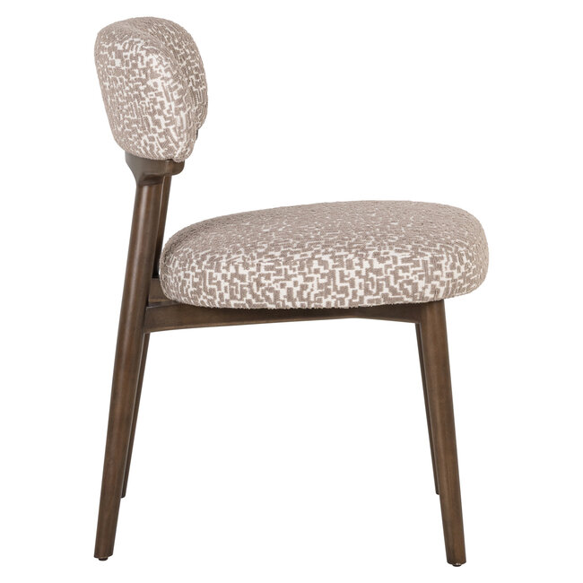 Richmond Interiors  Eetkamerstoel Basker natural geo (Set of 2)