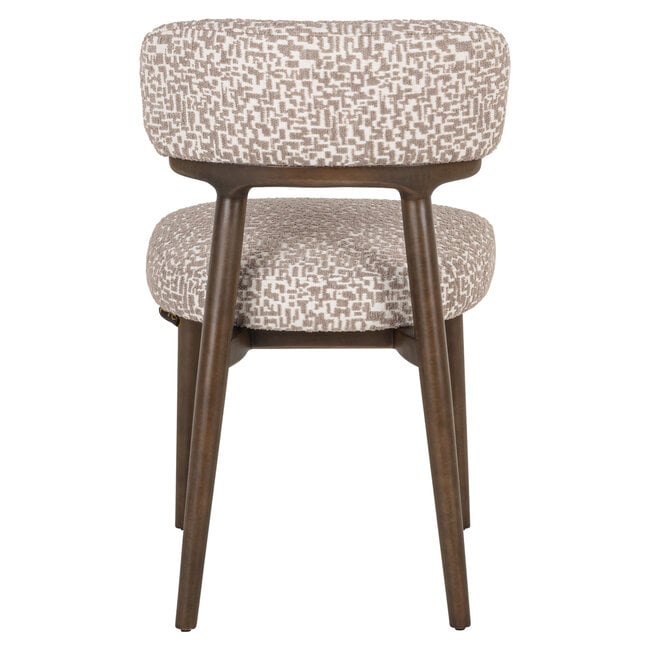 Richmond Interiors  Eetkamerstoel Basker natural geo (Set of 2)