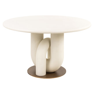 Richmond Interiors  Eettafel Winslow wit 135Ø