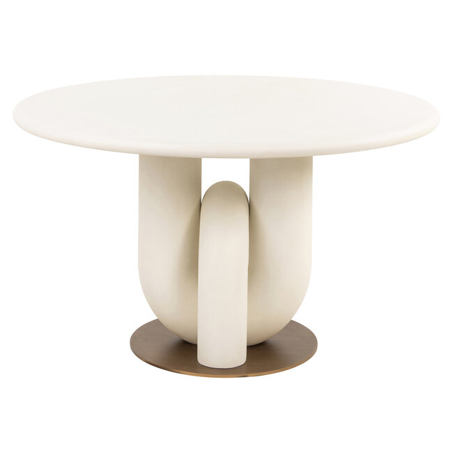 Richmond Interiors  Eettafel Winslow white 135Ø