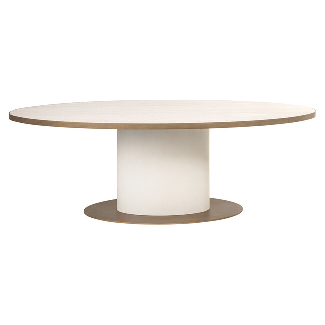 Richmond Interiors  Eettafel Tivoli white oval 230