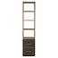 Richmond Interiors  Wandkast Carter brown small 2-drawers