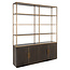 Richmond Interiors  Wandkast Carter brown large 4-doors