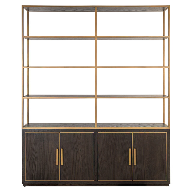 Richmond Interiors  Wandkast Carter brown large 4-doors