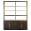 Richmond Interiors  Wandkast Carter brown large 4-doors