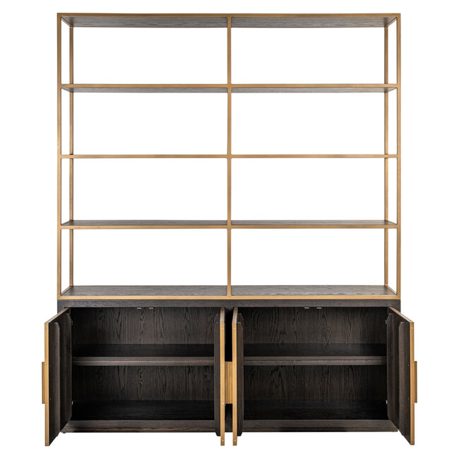 Richmond Interiors  Wandkast Carter brown large 4-doors