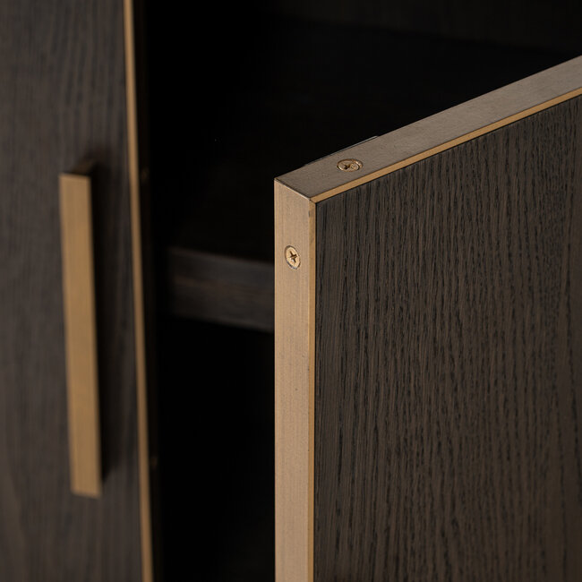 Richmond Interiors  Wandkast Carter brown large 4-doors