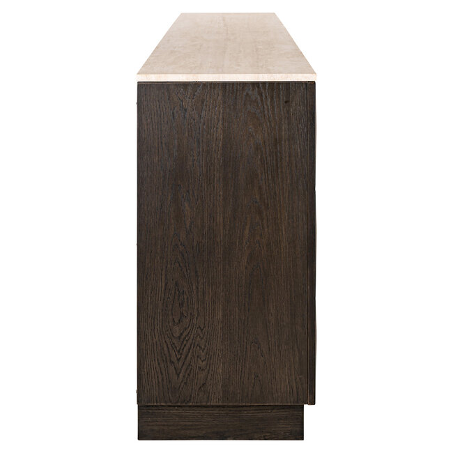 Richmond Interiors  Dressoir Claremont brown  4-doors 2-shelves