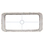 Richmond Interiors  Lampenkap Filou cream coco rectangle large