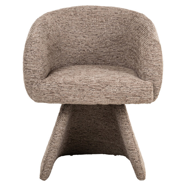 Richmond Interiors  Eetkamerstoel Quiriro mocca linear swivel