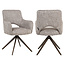 Richmond Interiors  Eetkamerstoel Ginerva earth tweed swivel