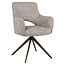 Richmond Interiors  Eetkamerstoel Ginerva earth tweed swivel