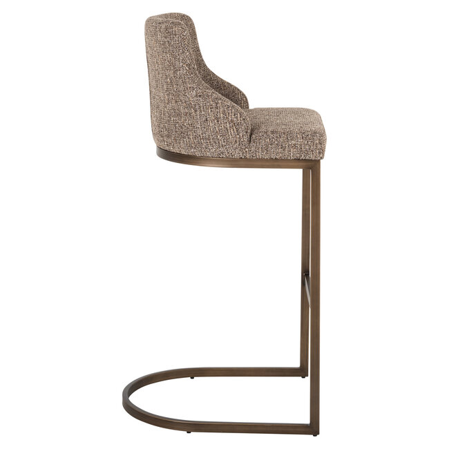 Richmond Interiors  Barstoel Bolton brown tweed (Set of 2)