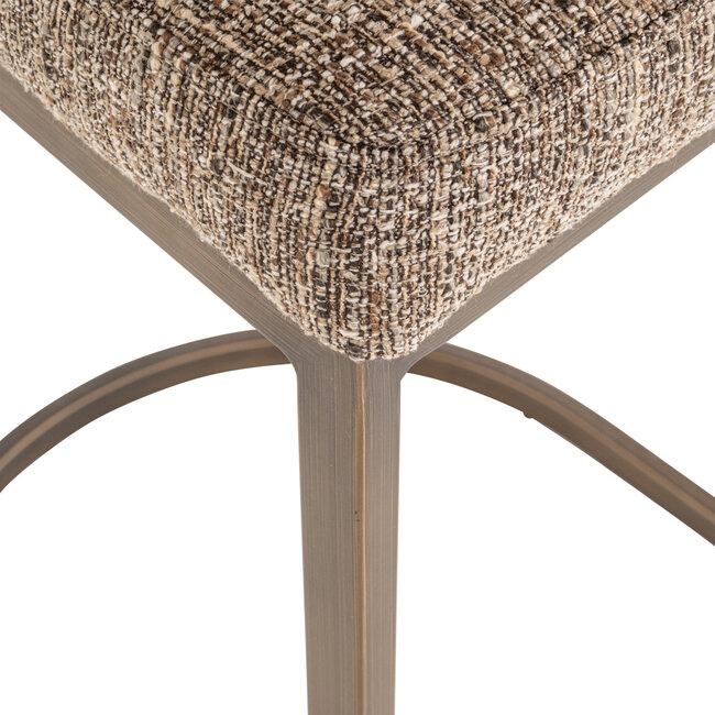 Richmond Interiors  Barstoel Bolton brown tweed (Set of 2)